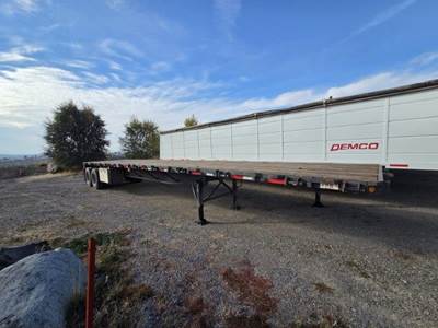 Alloy 42x96 Steel Flatbed Trailer - Spring, Fixed Axle