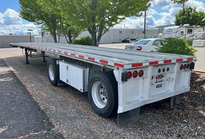 East 48x102 Aluminum Flatbed Trailer - Air Ride