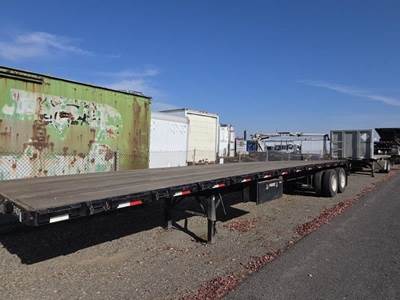 Fruehauf 40x102 Steel Flatbed Trailer - Spring, Fixed Axle