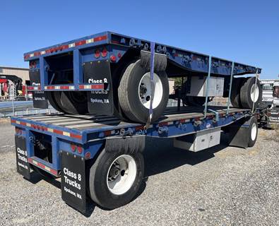 UTILITY 24x96 Steel Flatbed Trailer - Spring