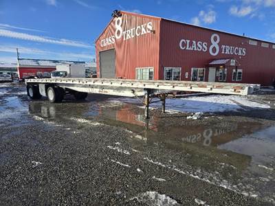 WILSON 48x96 Aluminum Flatbed Trailer - Air Ride, Fixed Spread Axle