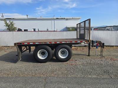Great Lakes 14x102 Tandem Axle Steel Pup Trailer - Spring, Fixed Axle