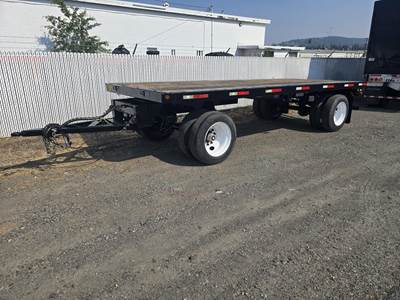 UTILITY FLAT BED PULL TRAILER Pup Trailer