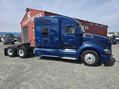 Kenworth T680 Sleeper Semi Truck - 76" Raised Roof Sleeper, Cummins 450HP, 12 Speed Endurant Amt