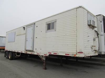 Brown JOB SHACK Storage Trailer
