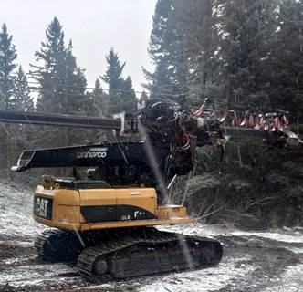 2013 Caterpillar 324D FM Delimber - Pierce Pacific Dm4550 Delimber