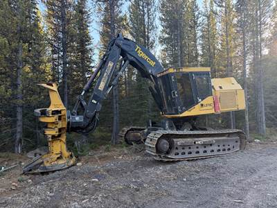 2014 Tigercat LX870C Wheeled Feller Buncher - 5702 Hotsaw