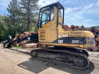 2003 Caterpillar 320C LL Log Loader - Rotobec Grapple