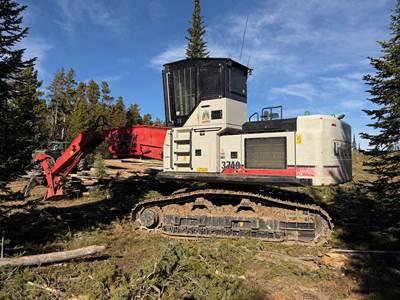 2020 Link-Belt 3740 Tracked Log Loader - Grapple