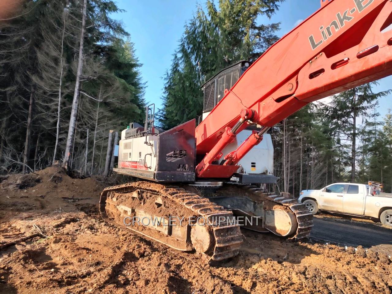 2017 LinkBelt 5040 Log Loader TMar Grapple For Sale, 11,400 Hours
