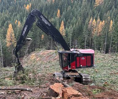 2021 TimberPro TL775D Tracked Log Loader - T-Mar Grapple