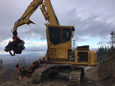 2019 Komatsu PC290LL-11 Logging Processor - Southstar QS605 Processor ...