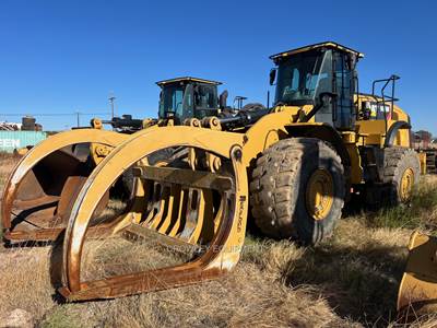 2017 Caterpillar 980M Wheel Loader -Log Forks