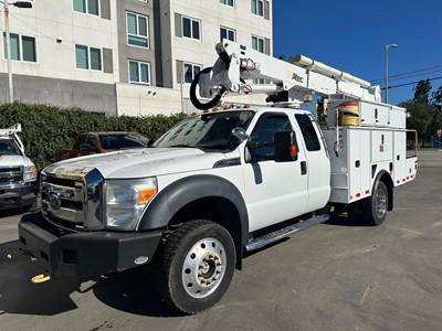 Ford F-550 38 ft Boom / Bucket Truck - 2015 ALTEC AT37G Aerial Lift, Automatic
