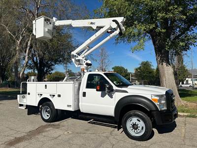Ford F-550 37 ft Boom / Bucket Truck - 2013 ALTEC AT37G Aerial Lift, Automatic