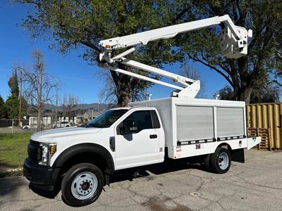 2019 Ford F-550 44 ft Boom / Bucket Truck/ Lighting Truck - 2019 ALTEC AT248F Aerial Lift, Automatic