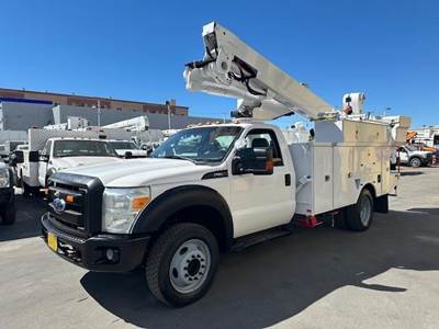 Ford F-550 40 ft Boom / Bucket Truck - 2013 ALTEC AT40G Aerial Lift, Automatic