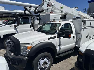 Ford F-550 37 ft Boom / Bucket Truck - 2015 ALTEC AT37G Aerial Lift, Automatic