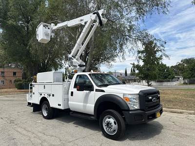 Ford F-550 37 ft Boom / Bucket Truck - 2013 ALTEC AT37G Aerial Lift, Amt
