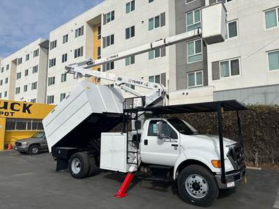 Ford F-750 55 ft Boom / Bucket Truck - 2010 Hi-Ranger XT55 Aerial Lift, 6 Spd