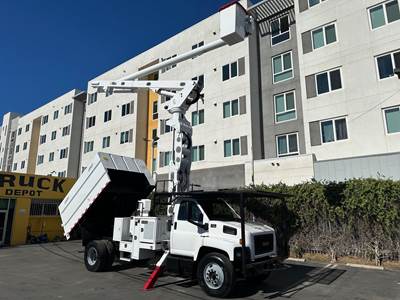 GMC TopKick C7500 70 ft Boom / Bucket Truck - 2009 ALTEC LRV60-E70 Aerial Lift, 6 Spd