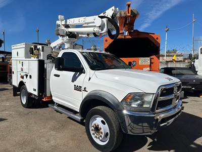 RAM 5500 ST 37 ft Boom / Bucket Truck - 2013 ALTEC AT37G Aerial Lift, Automatic