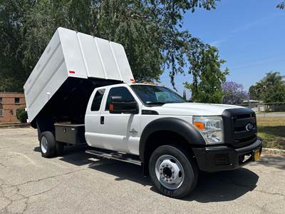 2014 Ford F-450 Chipper Truck - Chipper Dump Body
