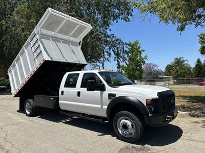 2008 Ford F-450 Crew Cab Dump Truck - Dump Body