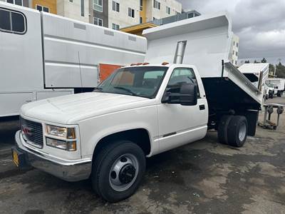 GMC Sierra 3500 Single Axle Dump Truck - Gm 290HP, 4 Speed Automatic
