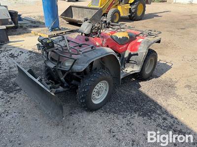 2005 Honda Rancher ES TRX350 ATV w/Blade