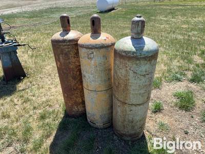 Hackney & Wegaco 100# Propane Tanks