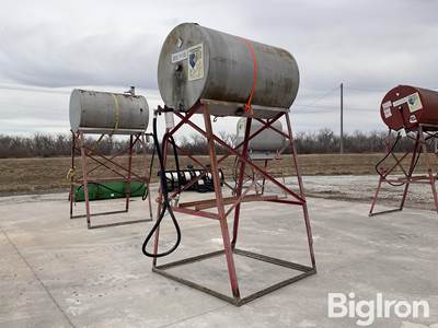 Free Standing 300-Gal Diesel Tank