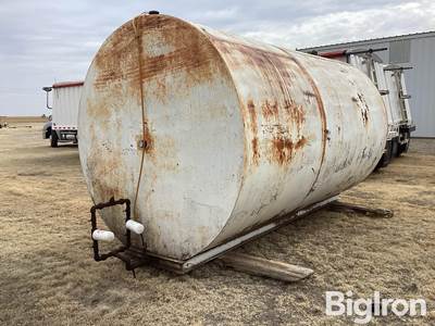 Round Metal 89” x 151” x 89” Fuel Storage Tank