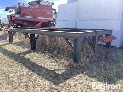 Structural Steel Platform Rectangular Fuel or Oil Tank Frames/Stands