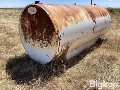 49” X 121” X 49” Round Metal Fuel Storage Tank