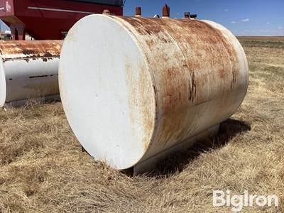 64” X 74” X 64” Round Metal Fuel Storage Tank