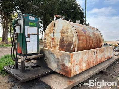 1500-Gal Fuel Tank w/ Pump & Containment