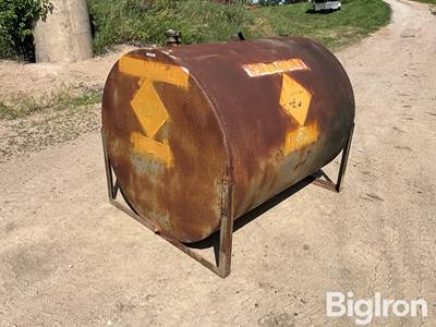 500-Gal Steel Cylindrical Fuel Tank