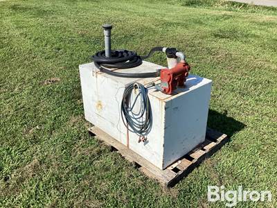 100-Gal Fuel Tank w/Pump, Hose & Nozzle