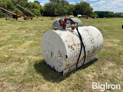 500-Gal Steel Fuel Tank w/110 Volt Pump