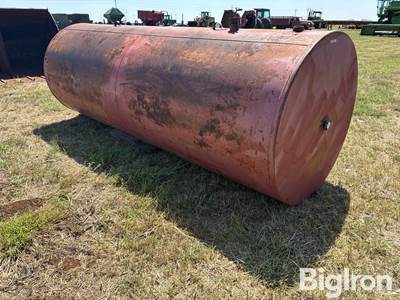 Round Metal 48”x133”x48” Fuel Storage Tank