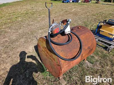 100-Gal Steel Fuel Tank & Pump