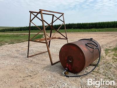 300-Gal Fuel Barrel On Stand