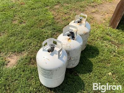 Steel 30lb Propane Tanks