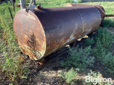 Round 36”x84”x36” Metal Storage Tank