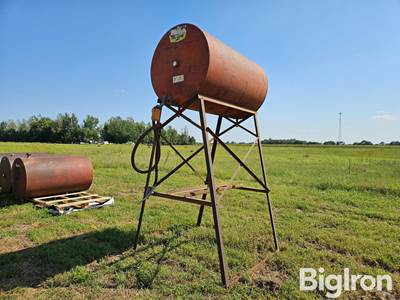 300-Gal Fuel Barrel On Stand