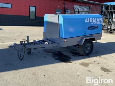 2002 Airman PDS185S 185 CFM Portable Air Compressor