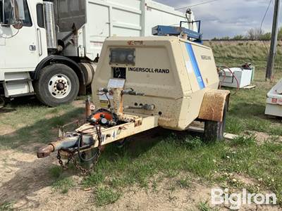 Ingersoll-Rand 175 Trailer Mounted Air Compressor w/Rock Drill