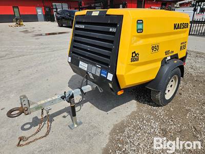 2020 Kaeser Mobilair M55 PE 185 CFM Portable Rotary Screw Air Compressor