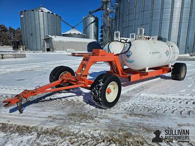 Dual 1000-Gal Anhydrous Tank Trailer